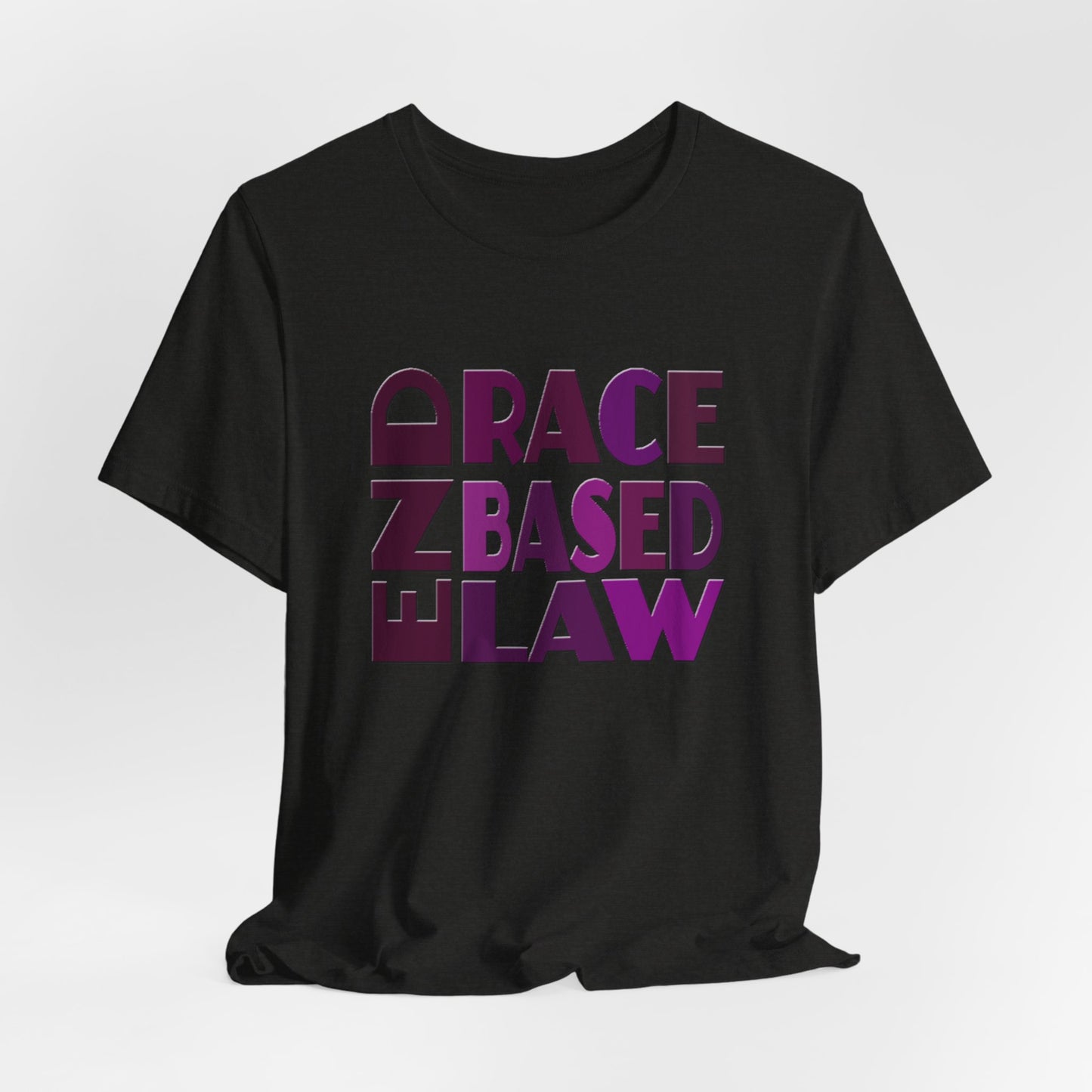 END RACE BASED LAW Purple T-Shirt Short Sleeve