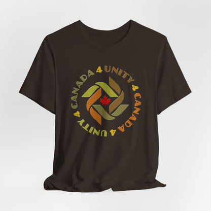Unity 4 Canada Earth Tones T-Shirt Short Sleeve