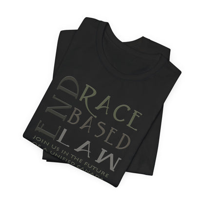 END RACE BASED LAW Canada Slim Grey T-Shirt Short Sleeve