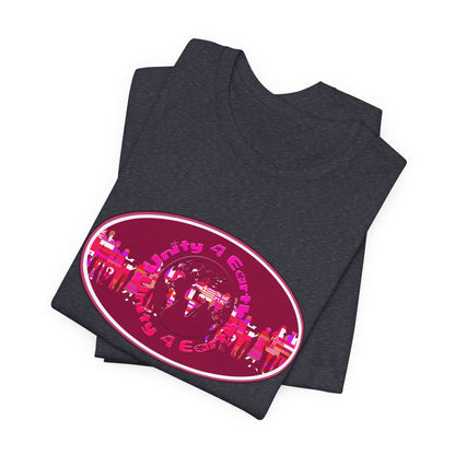 Unity 4 Earth Oval T-Shirt Short Sleeve