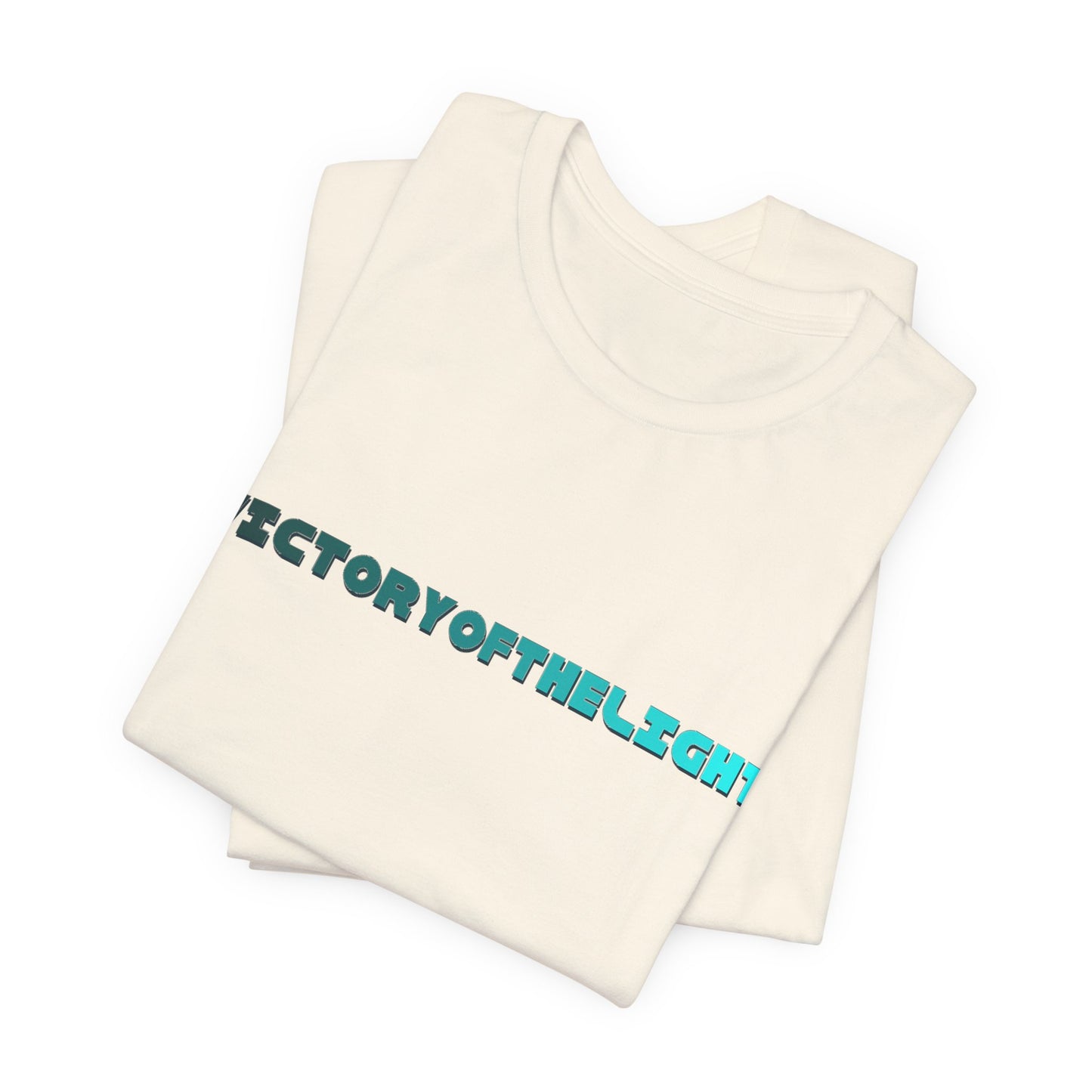 Victory Of The Light  Blue Banner T-Shirt Short Sleeve