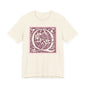 Q Scroll Wine T-Shirt Short Sleeve