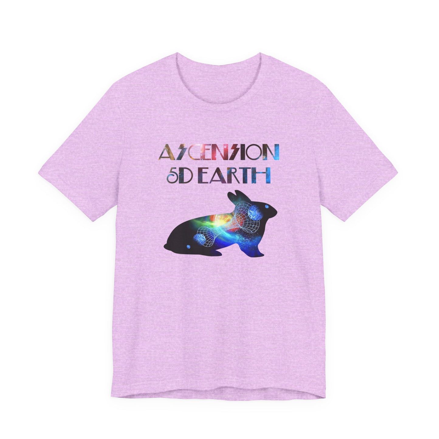 Ascension 5D Earth Rabbit T-Shirt Short Sleeve