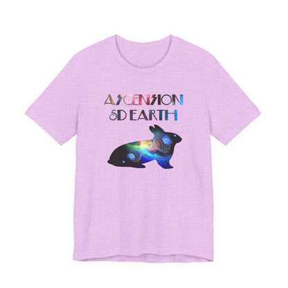 Ascension 5D Earth Rabbit T-Shirt Short Sleeve