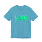 Love One Another Teal T-Shirt Short Sleeve