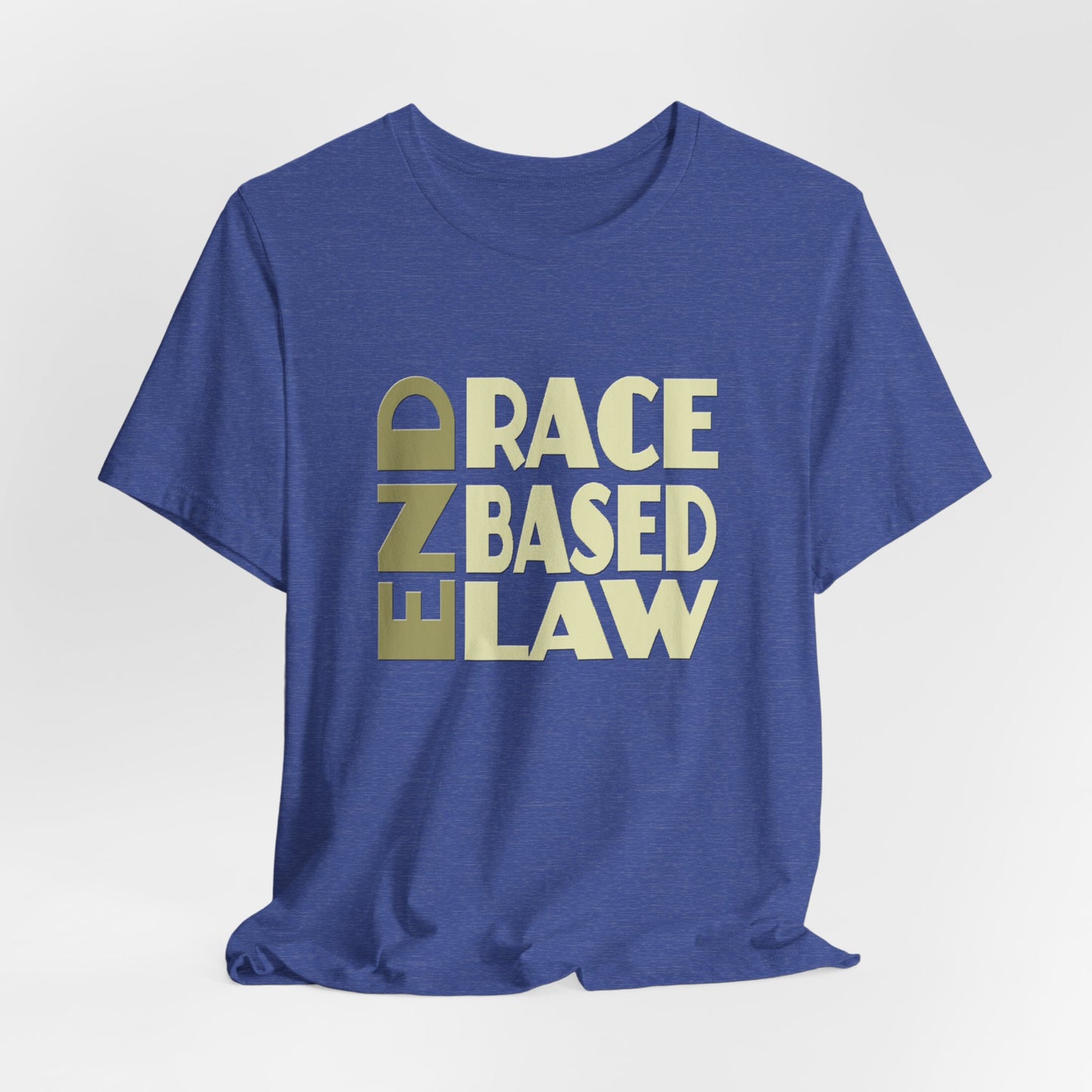 END RACE BASED LAW Beige T-Shirt Short Sleeve