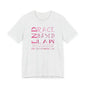 END RACE BASED LAW Canada Slim Pink T-Shirt Short Sleeve