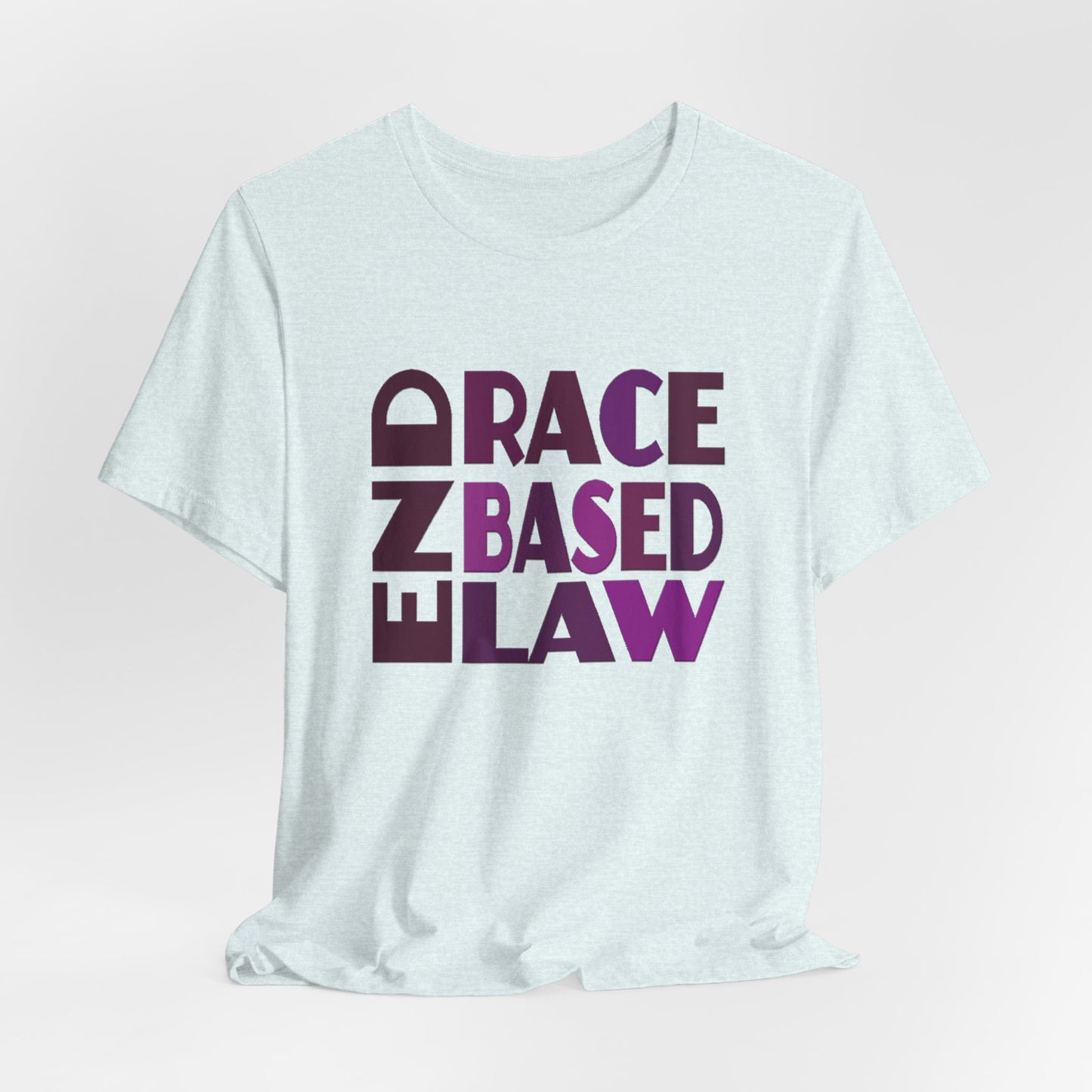 END RACE BASED LAW Purple T-Shirt Short Sleeve