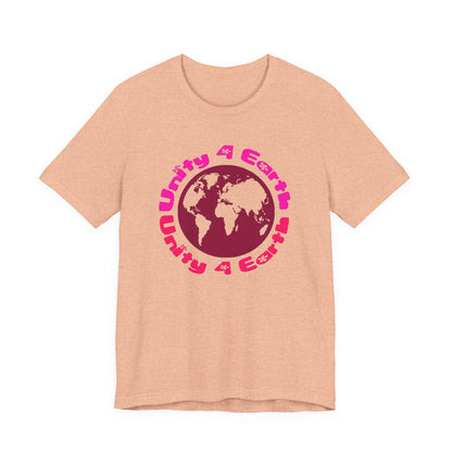 Unity 4 Earth Pink T-Shirt Short Sleeve