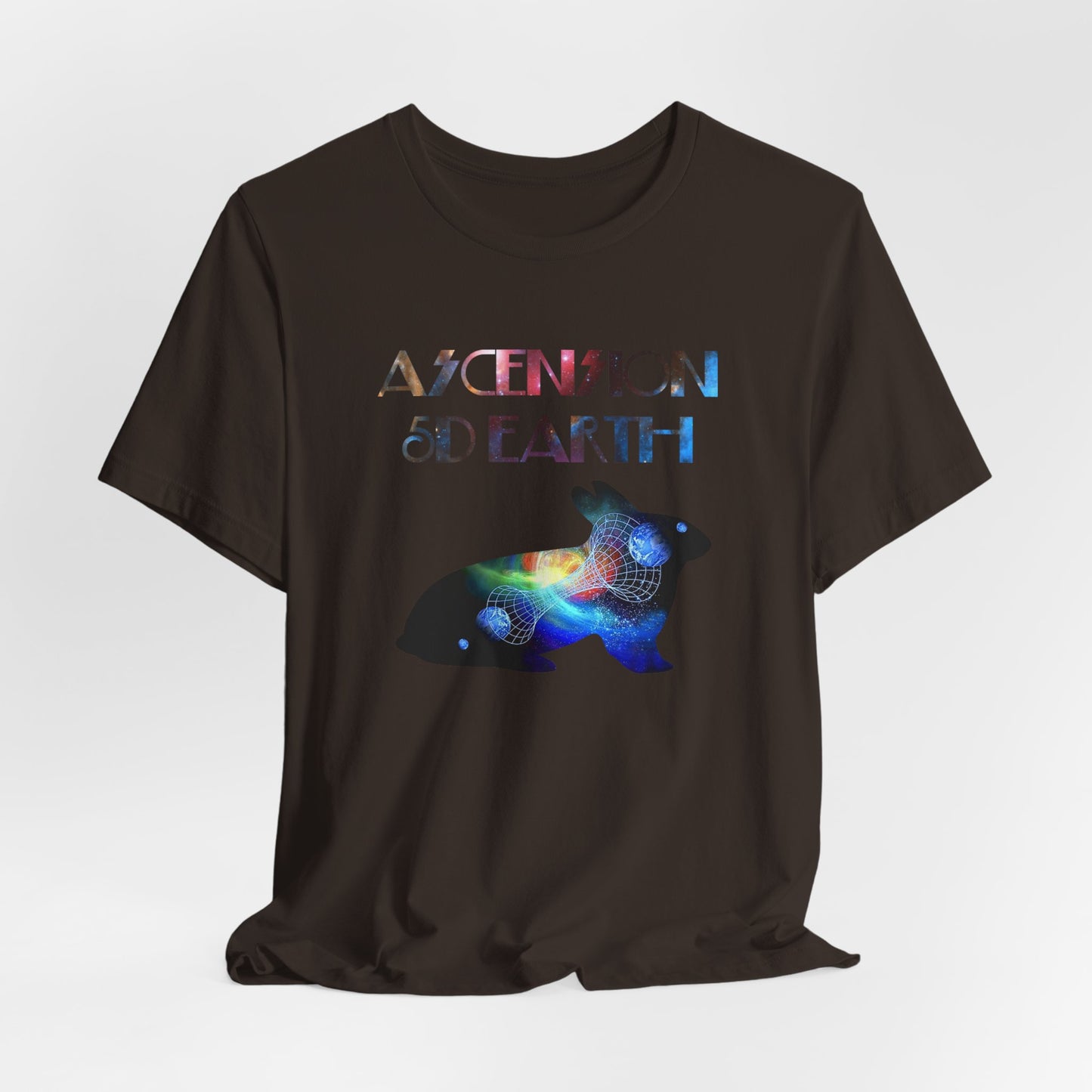 Ascension 5D Earth Rabbit T-Shirt Short Sleeve