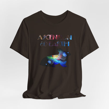 Ascension 5D Earth Rabbit T-Shirt Short Sleeve