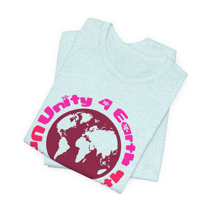 Unity 4 Earth Pink T-Shirt Short Sleeve
