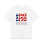 END RACE BASED LAW Canada Blue Red T-Shirt Short Sleeve
