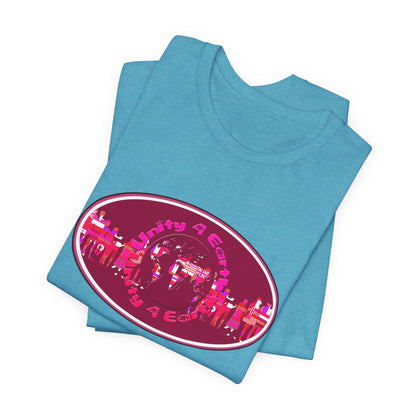 Unity 4 Earth Oval T-Shirt Short Sleeve