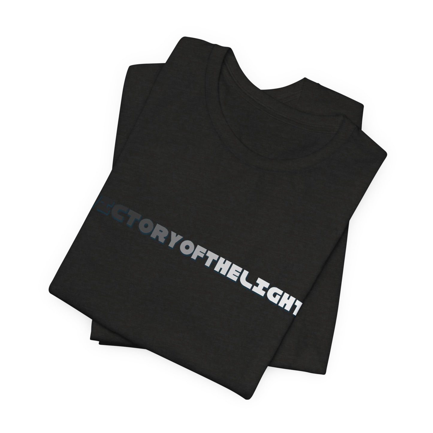 Victory Of The Light Grey Banner T-Shirt Short Sleeve