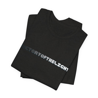 Victory Of The Light Grey Banner T-Shirt Short Sleeve
