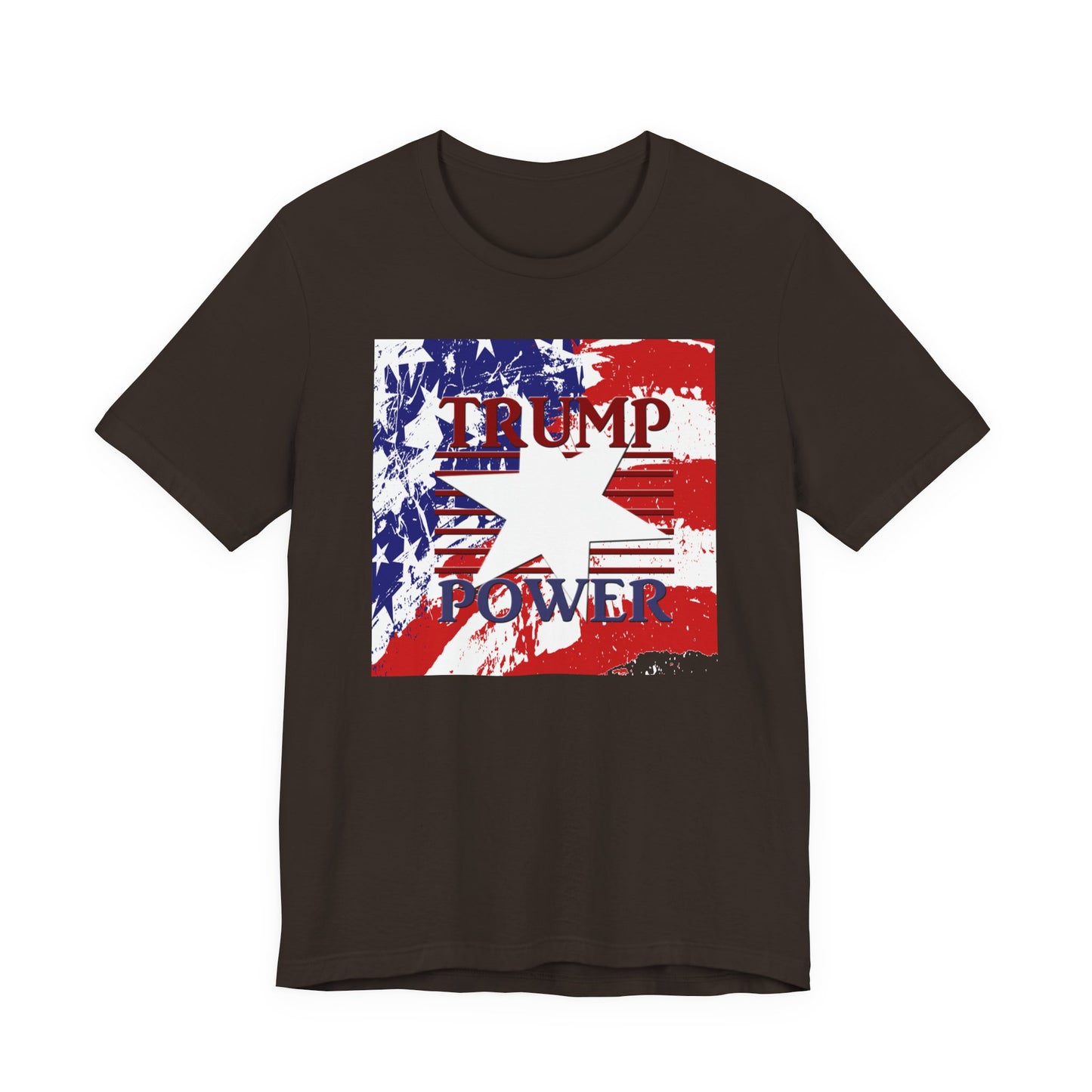 TRUMP POWER Stars and Stripes T-Shirt Short Sleeve