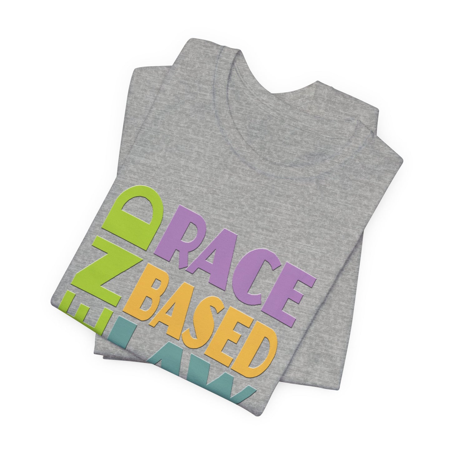 END RACE BASED LAW Pastel T-Shirt Short Sleeve
