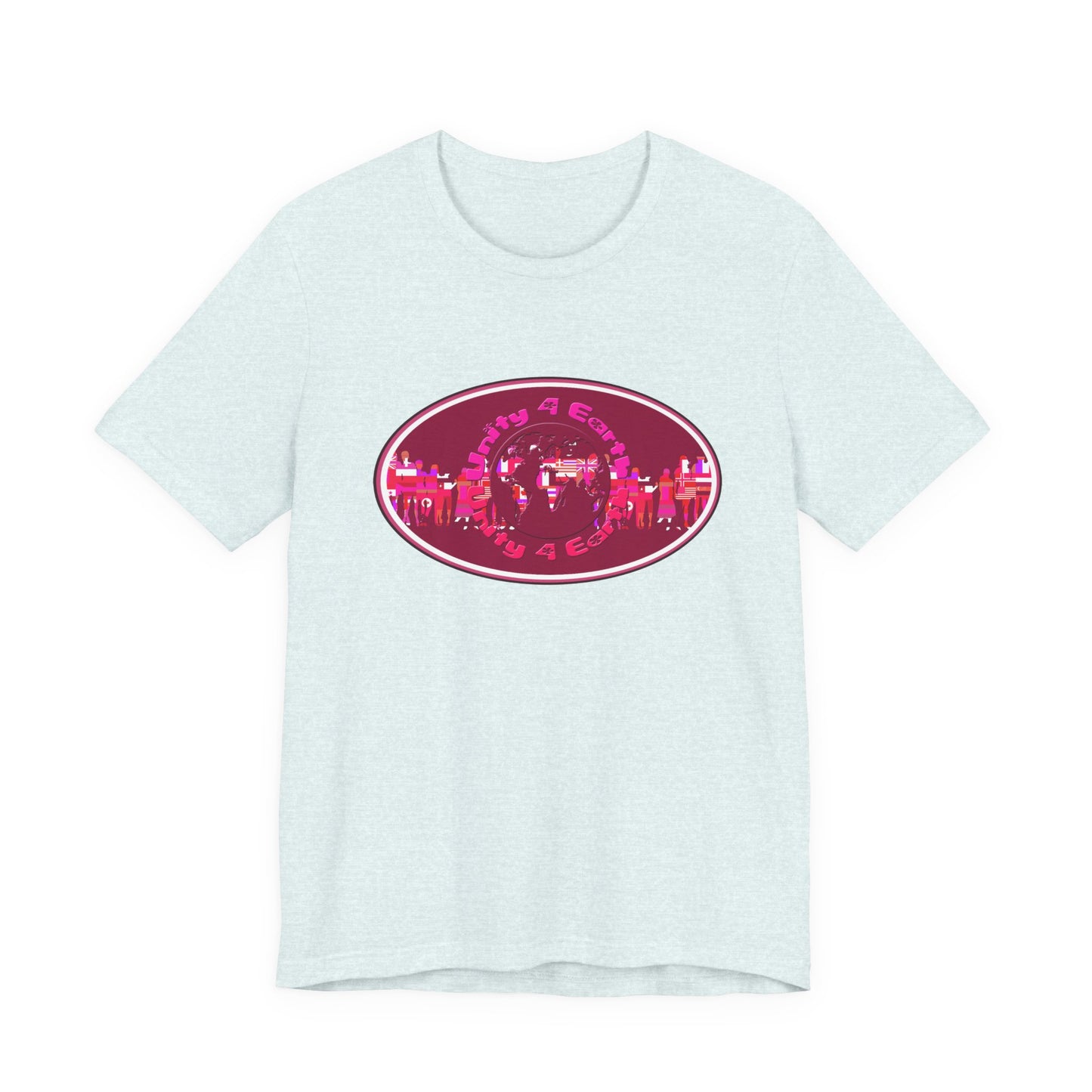 Unity 4 Earth Oval T-Shirt Short Sleeve