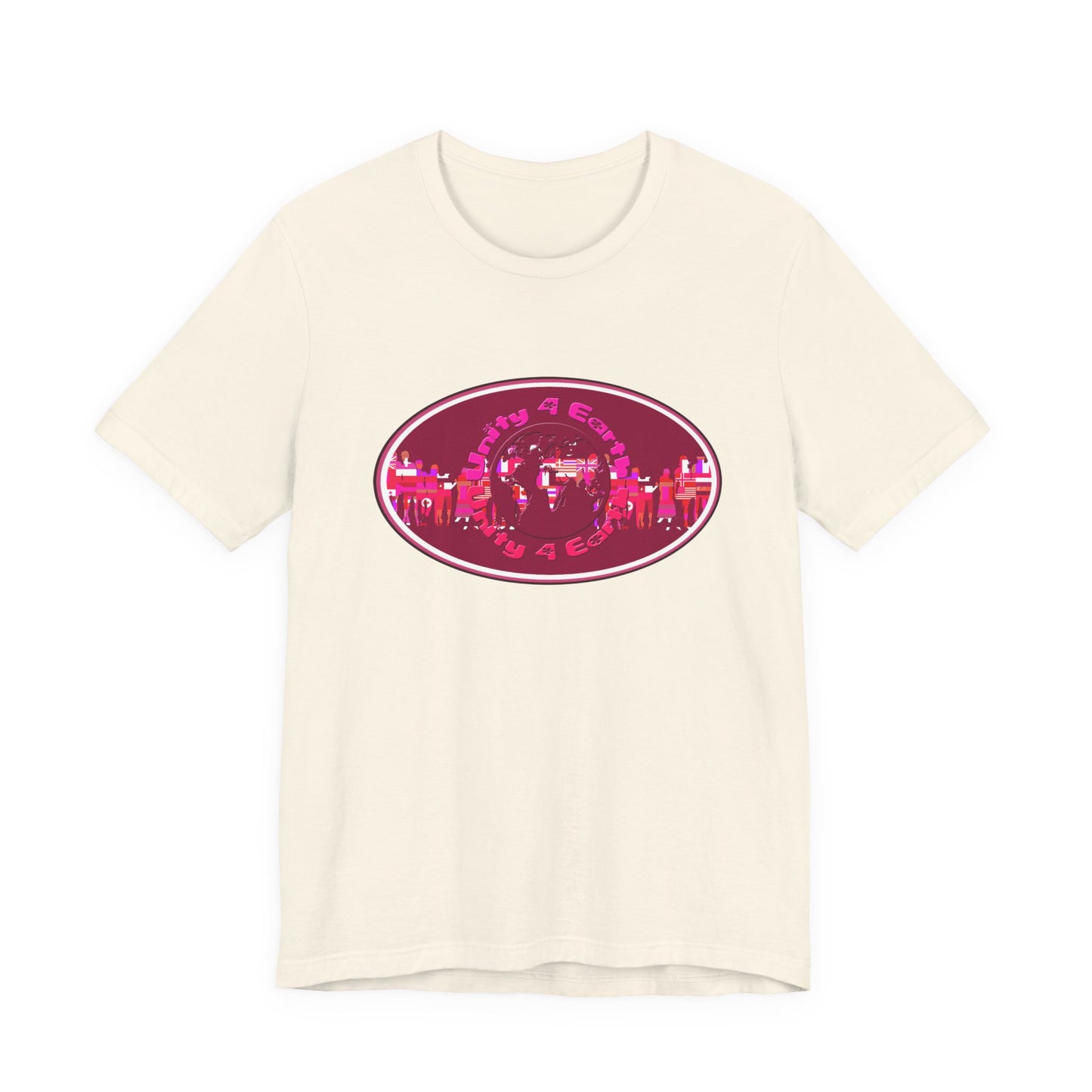 Unity 4 Earth Oval T-Shirt Short Sleeve