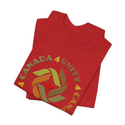 Unity 4 Canada Earth Tones T-Shirt Short Sleeve