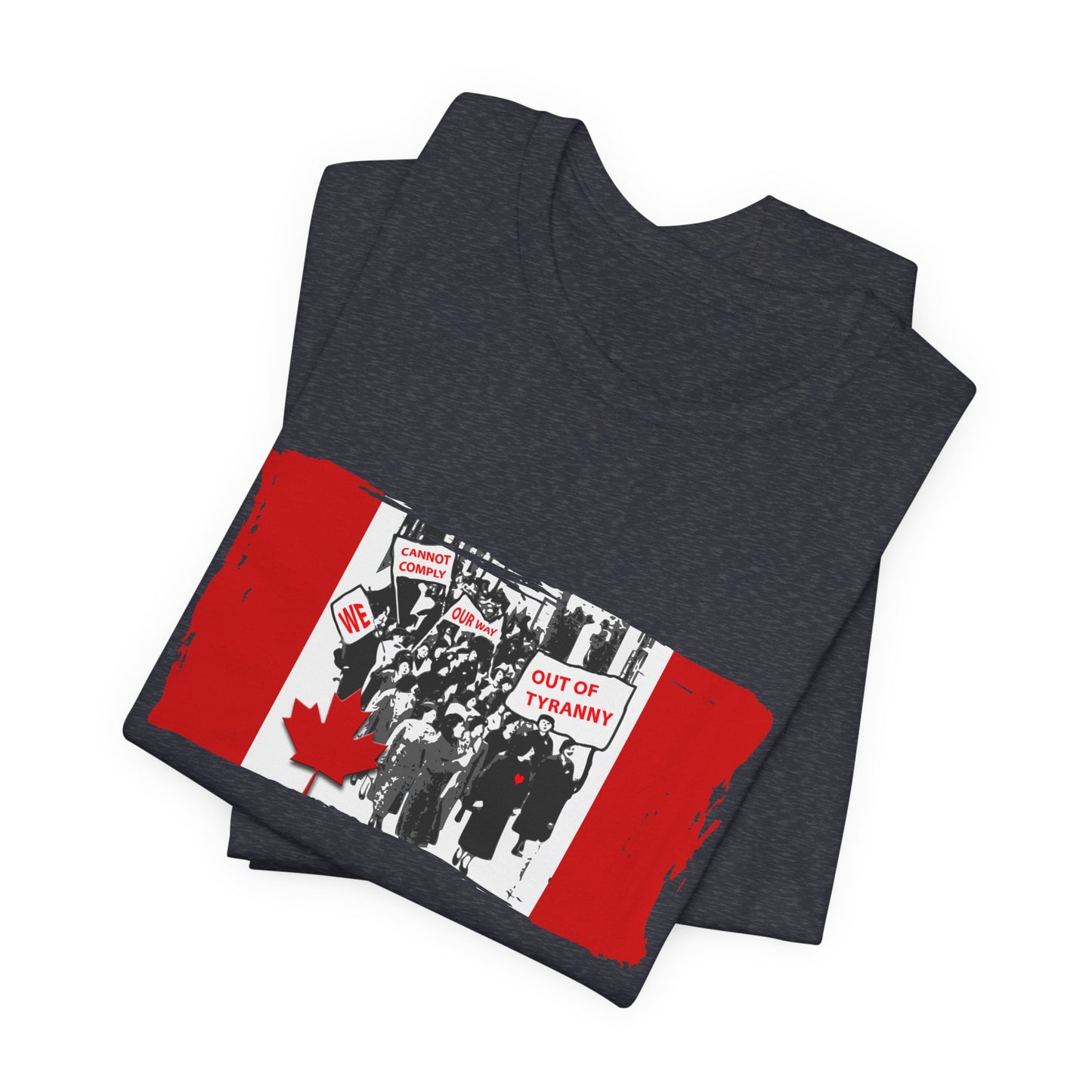 We Cannot Comply Our Way Our Of Tyranny  T-Shirt Short Sleeve