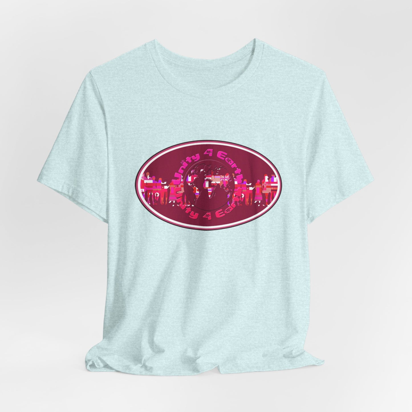 Unity 4 Earth Oval T-Shirt Short Sleeve