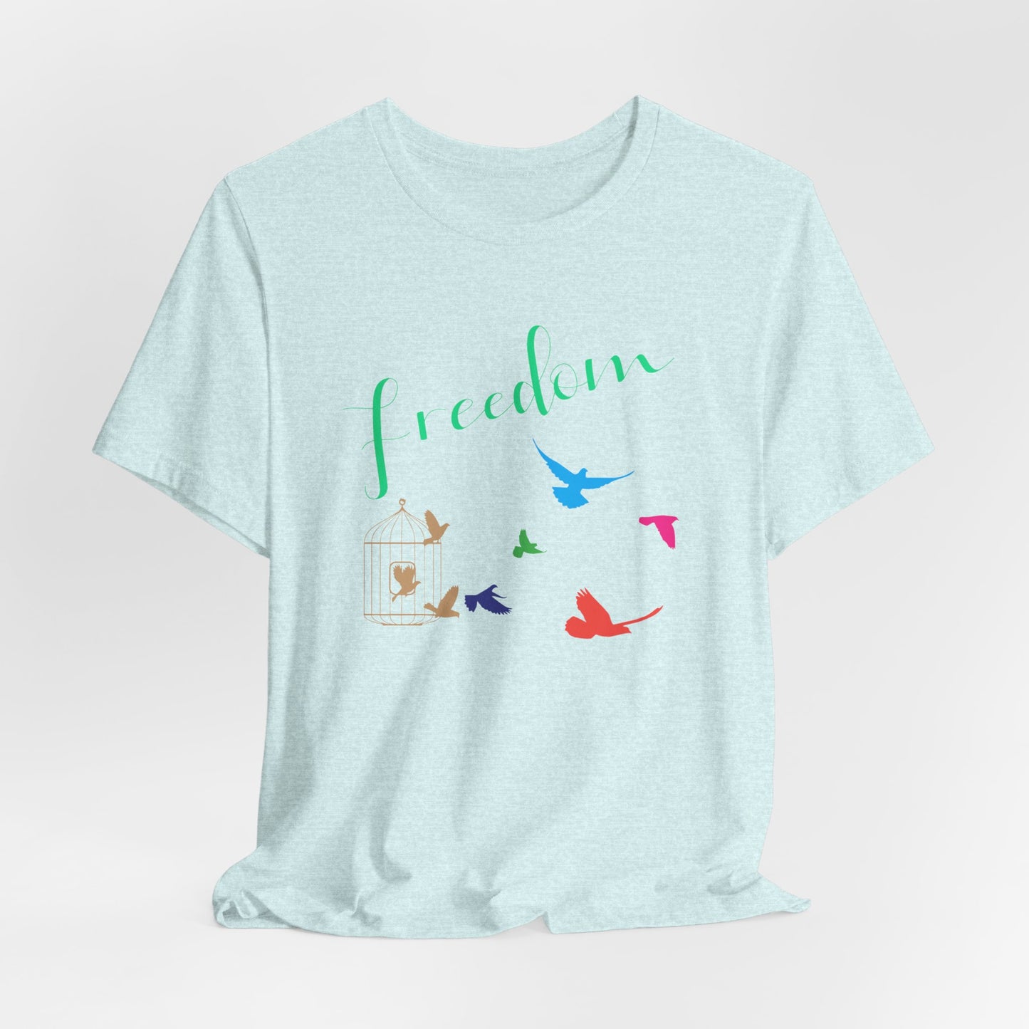 Freedom Birds T‑Shirt Short Sleeve