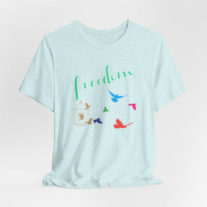 Freedom Birds T‑Shirt Short Sleeve