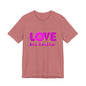 Love One Another Pink T-Shirt Short Sleeve