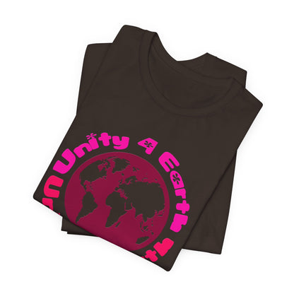 Unity 4 Earth Pink T-Shirt Short Sleeve