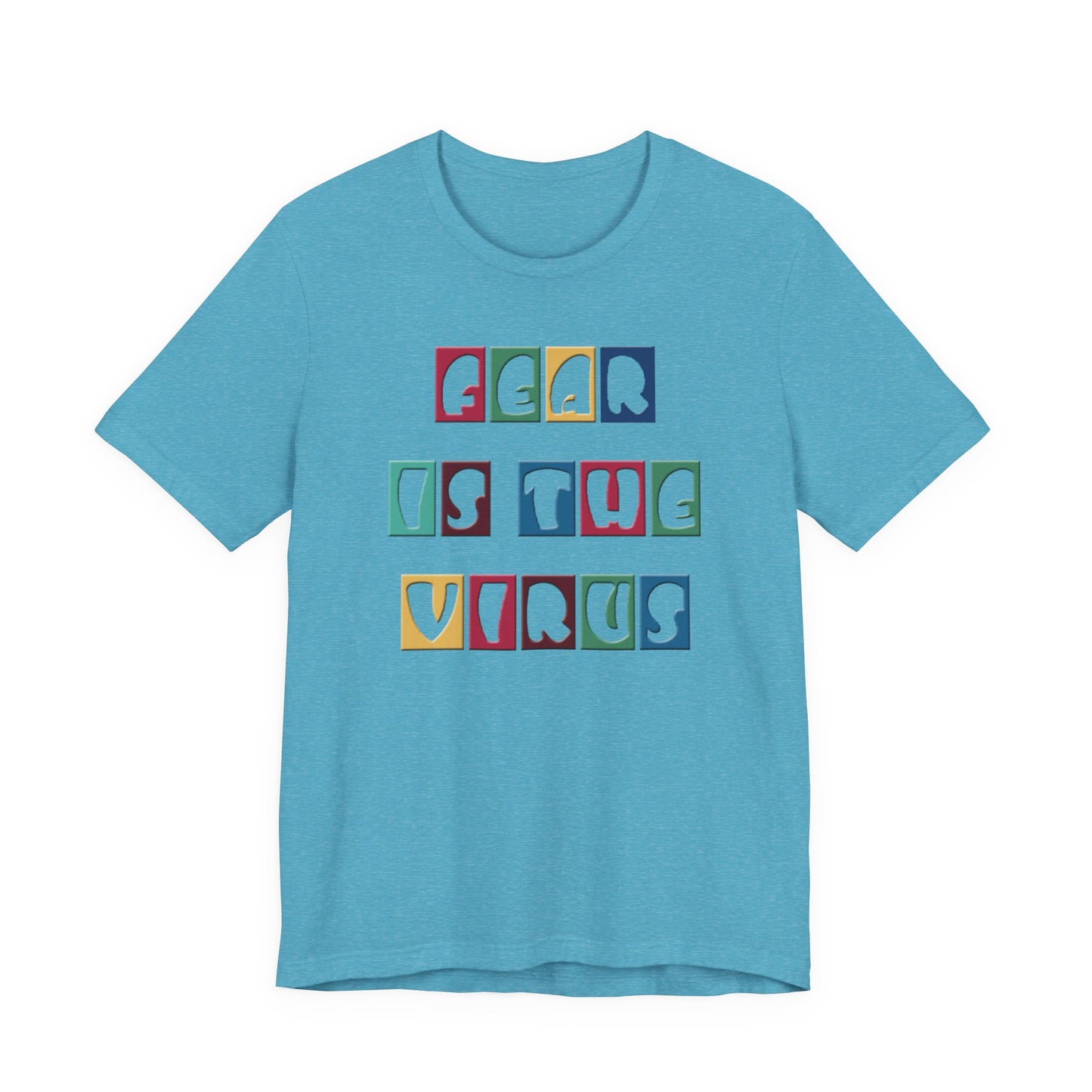 Fear Is The Virus 8 Multi Colour T-Shirt Short Sleeve