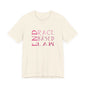 END RACE BASED LAW Slim Pink T-Shirt Short Sleeve