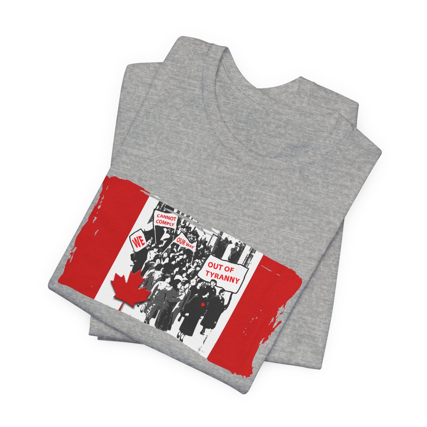 We Cannot Comply Our Way Our Of Tyranny  T-Shirt Short Sleeve