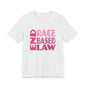 END RACE BASED LAW Pink T-Shirt Short Sleeve