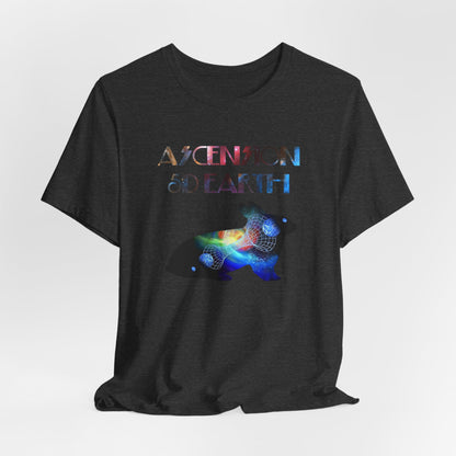 Ascension 5D Earth Rabbit T-Shirt Short Sleeve