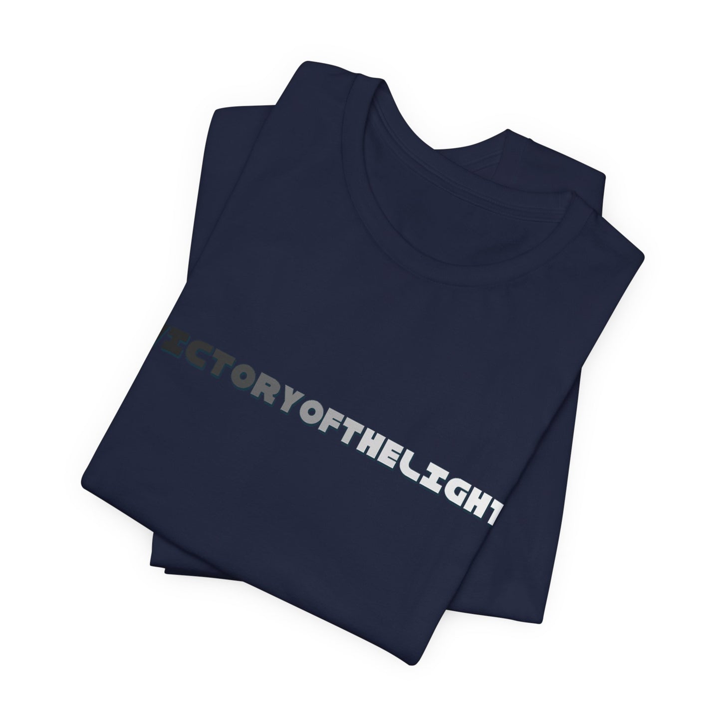Victory Of The Light Grey Banner T-Shirt Short Sleeve