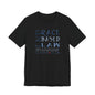 END RACE BASED LAW Canada Slim Blue T-Shirt Short Sleeve