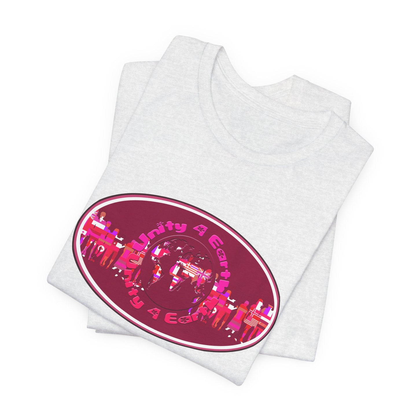 Unity 4 Earth Oval T-Shirt Short Sleeve