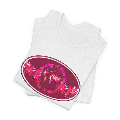 Unity 4 Earth Oval T-Shirt Short Sleeve