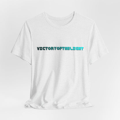Victory Of The Light  Blue Banner T-Shirt Short Sleeve