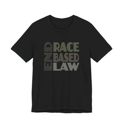 END RACE BASED LAW Grey T-Shirt Short Sleeve