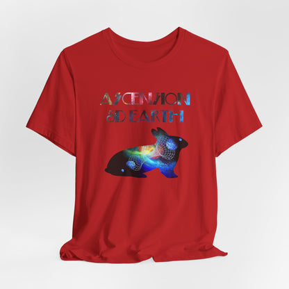 Ascension 5D Earth Rabbit T-Shirt Short Sleeve