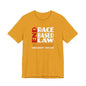 END RACE BASED LAW Canada Red White T-Shirt Short Sleeve