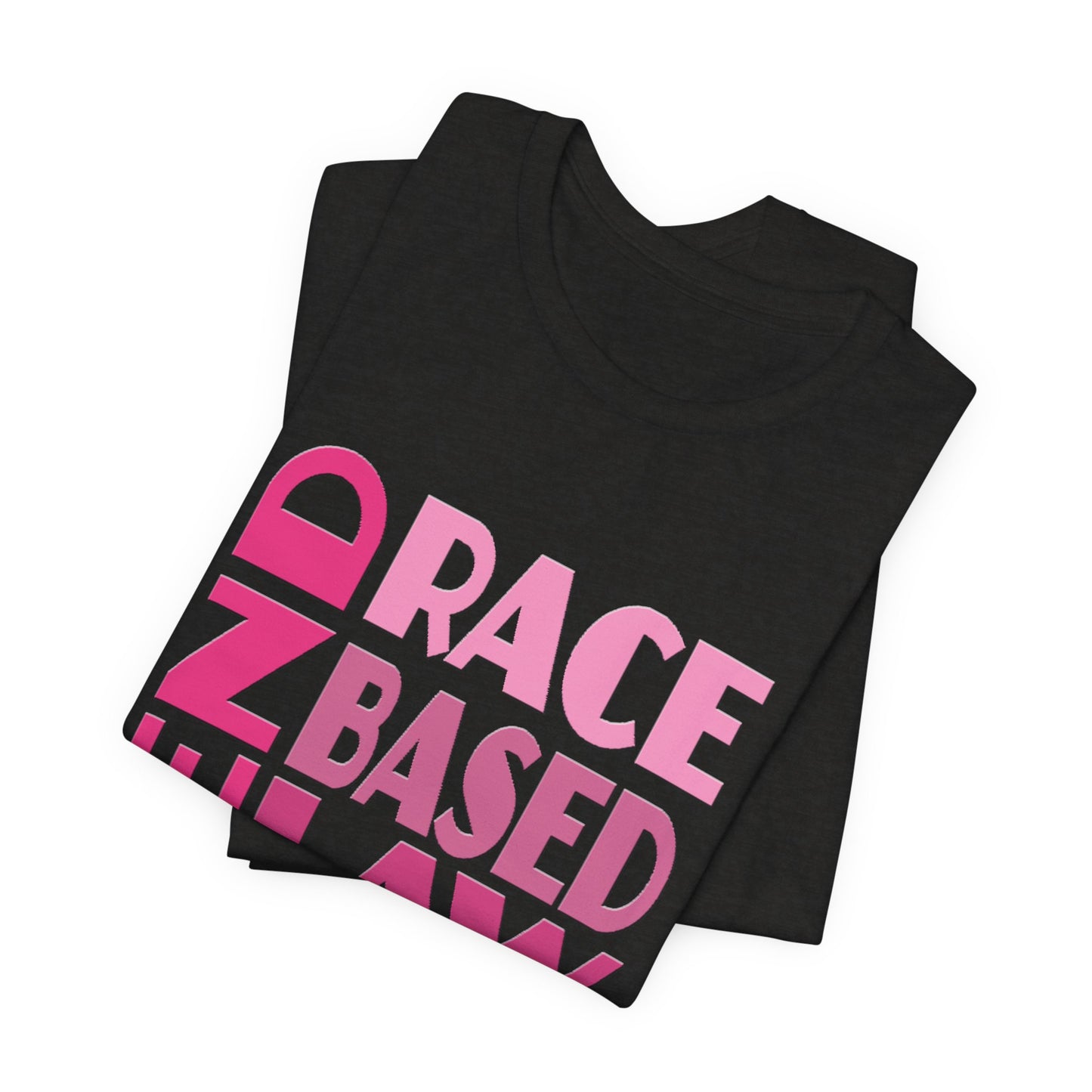 END RACE BASED LAW Pink T-Shirt Short Sleeve
