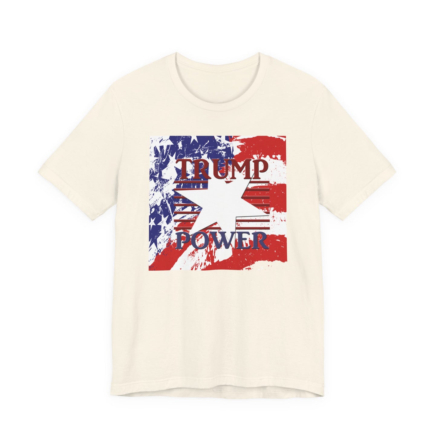 TRUMP POWER Stars and Stripes T-Shirt Short Sleeve