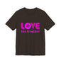 Love One Another Pink T-Shirt Short Sleeve