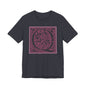 Q Scroll Wine T-Shirt Short Sleeve