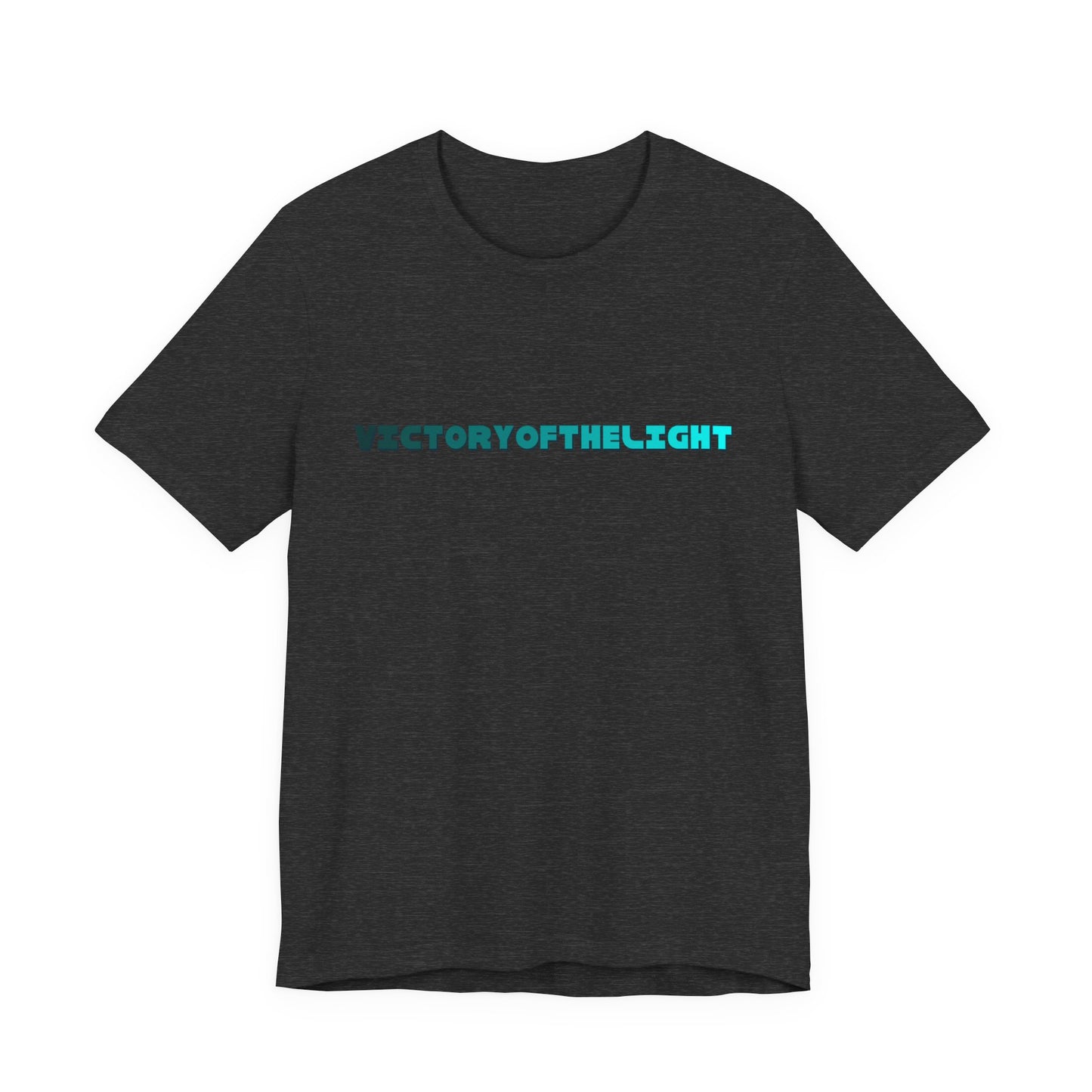 Victory Of The Light  Blue Banner T-Shirt Short Sleeve