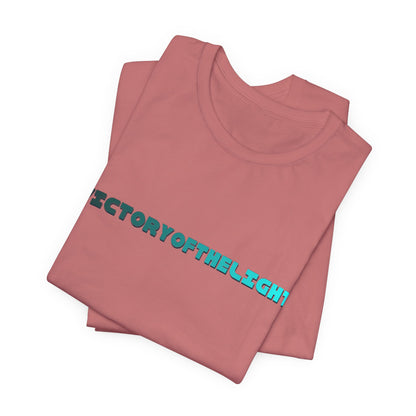 Victory Of The Light  Blue Banner T-Shirt Short Sleeve